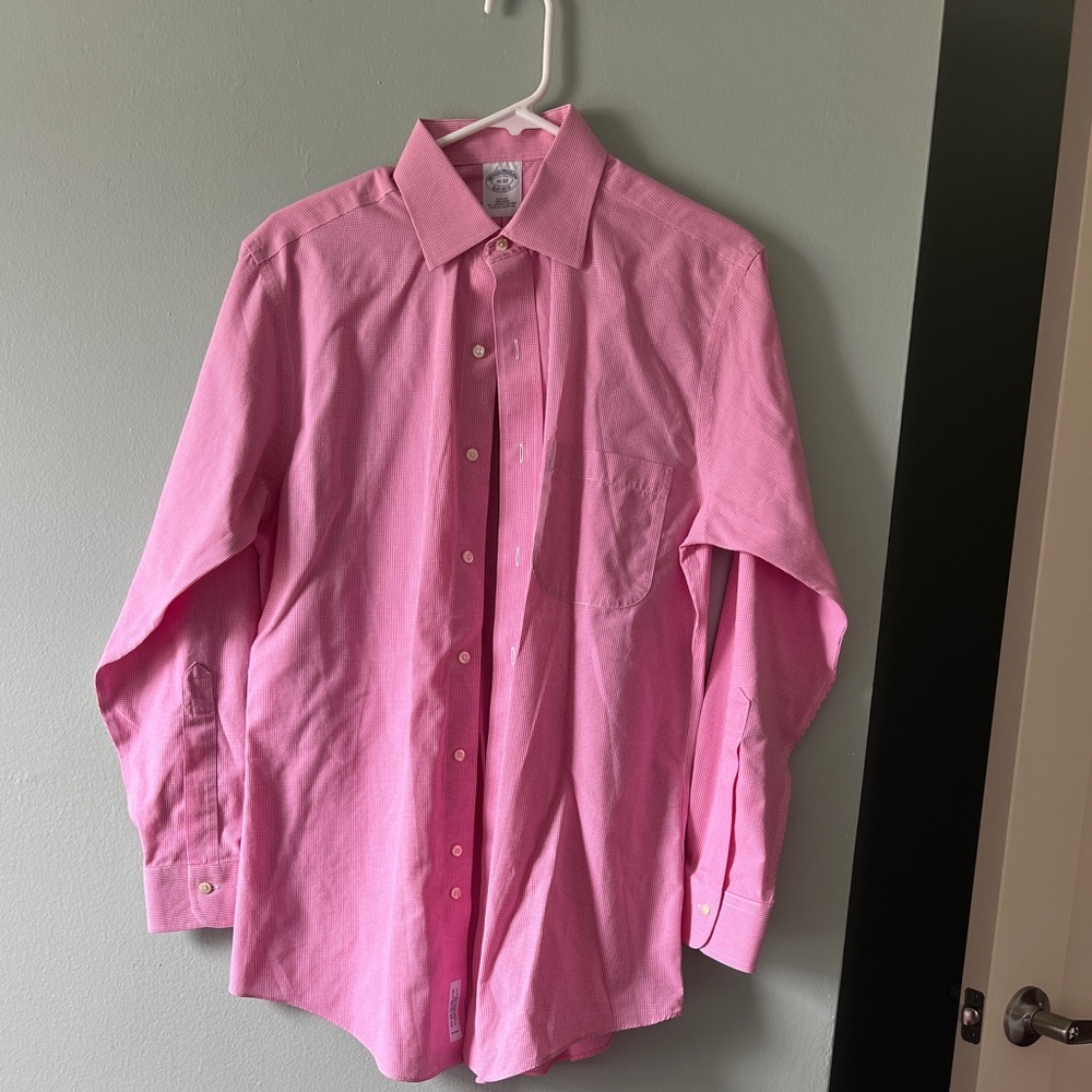 Brooks Brothers Button Down Dress Shirt (Slim)